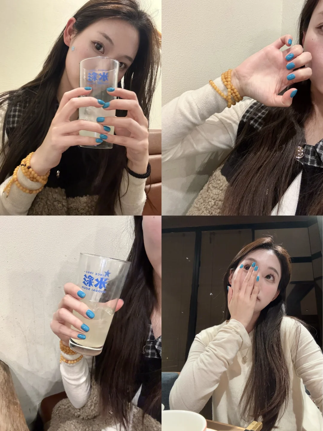新年当然要做亮色美甲咯🪻🩵