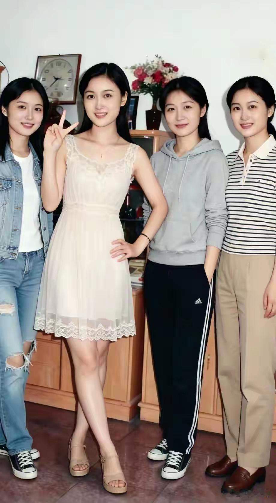 不同人审美不同，四位美女风格多元，不存在全不喜欢、我要2号[发怒]。
送上彩礼8