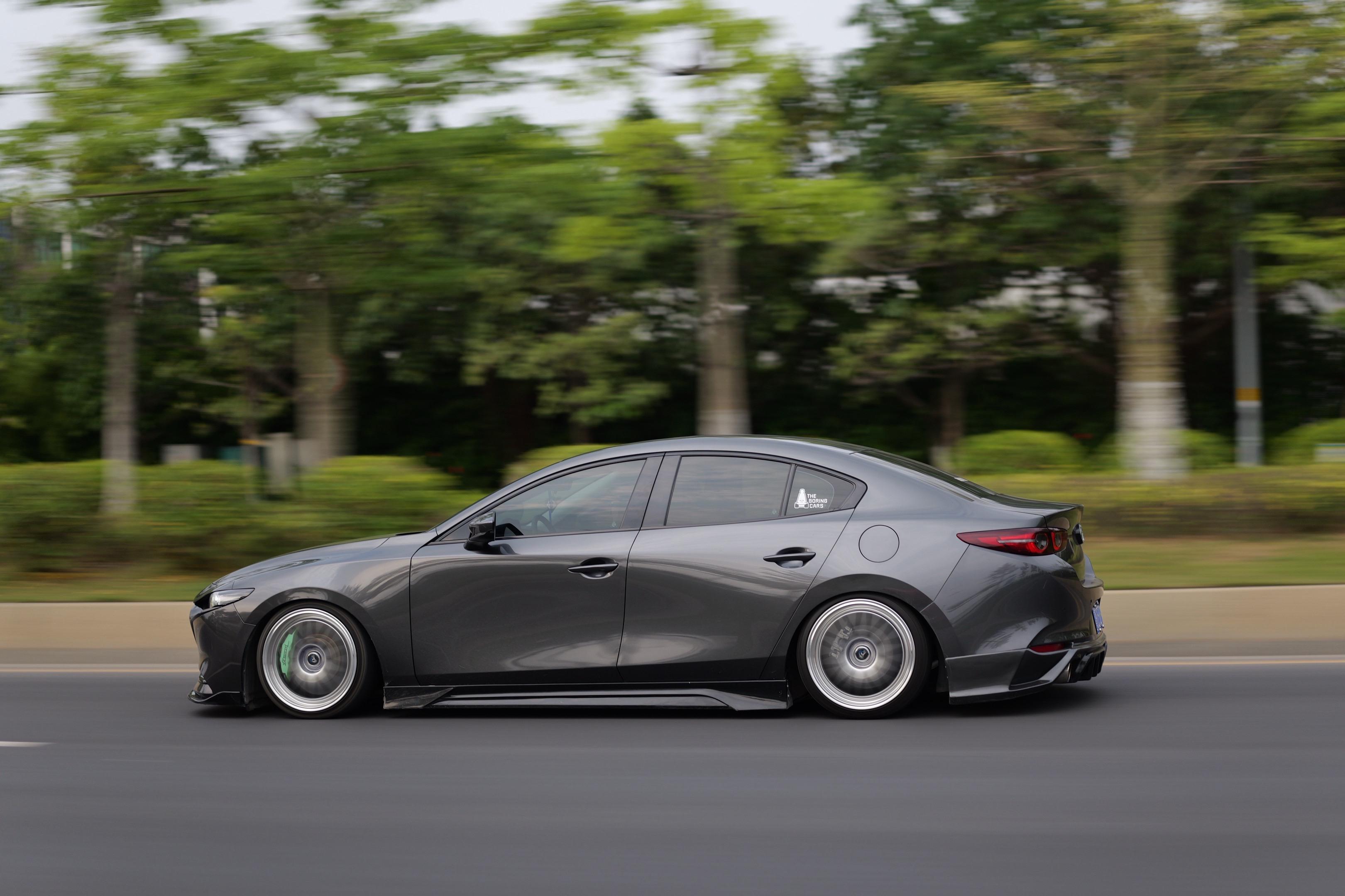 低趴姿态 马自达 次世代马自达3昂克赛拉 汽车摄影 绞牙战士