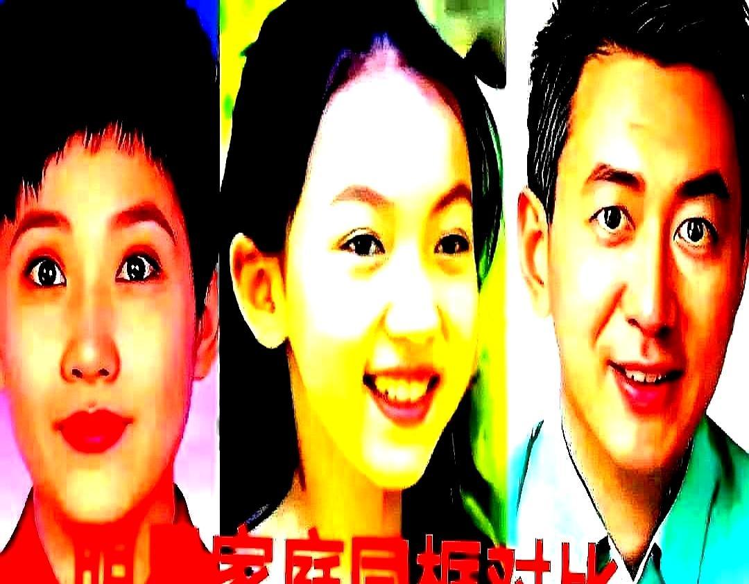 撒贝宁的基因有多霸道？他老婆一头金发，生俩娃，愣是没一个像妈，扔进武汉孩子堆里你