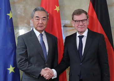 【王毅：希望德方像中国支持德国统一一样，支持中国实现国家完全统一】据外交部网站7