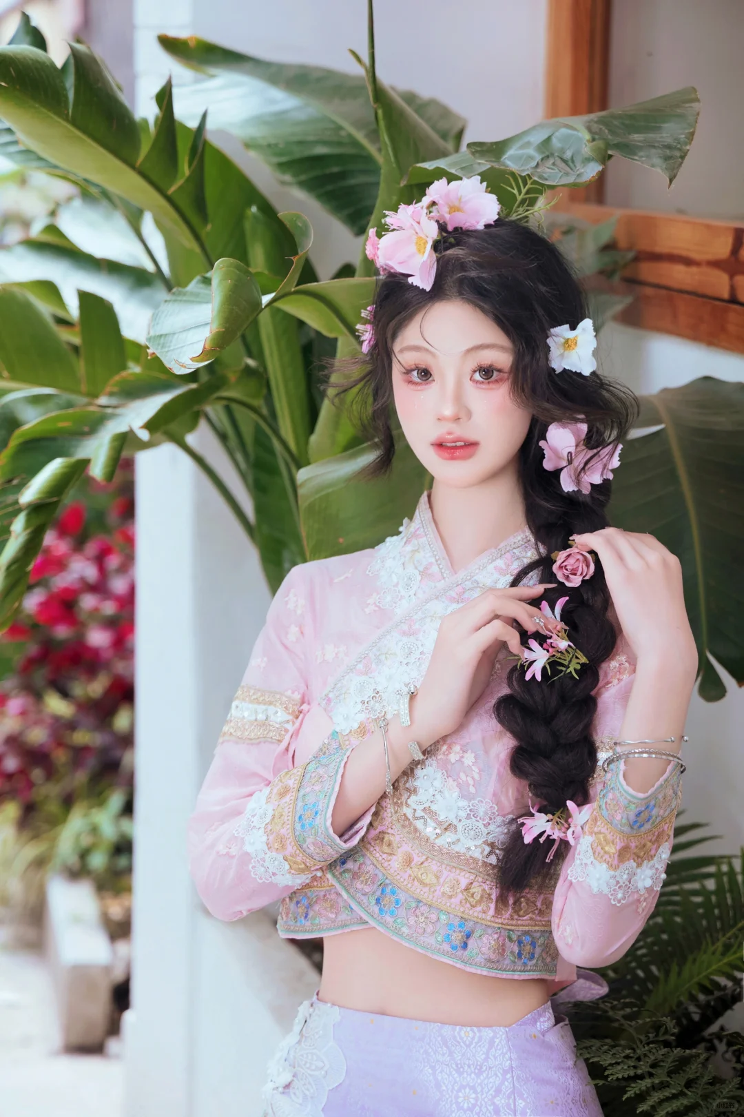 姐妹们！大理也能拍出美美的傣族风✨美哭了💓