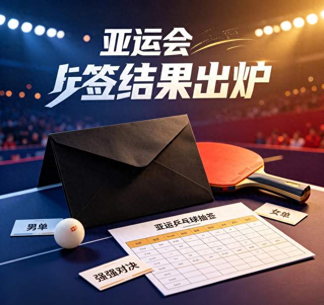 亚运乒乓球抽签尘埃落定，哪些强强对决正在悄悄酝酿？