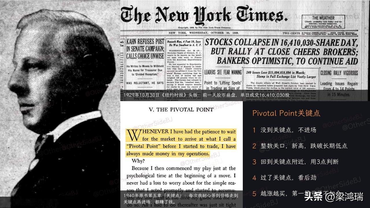 97年前的今天，1929年10月29日，美股黑色星期二。
那场大崩盘里，杰西·利