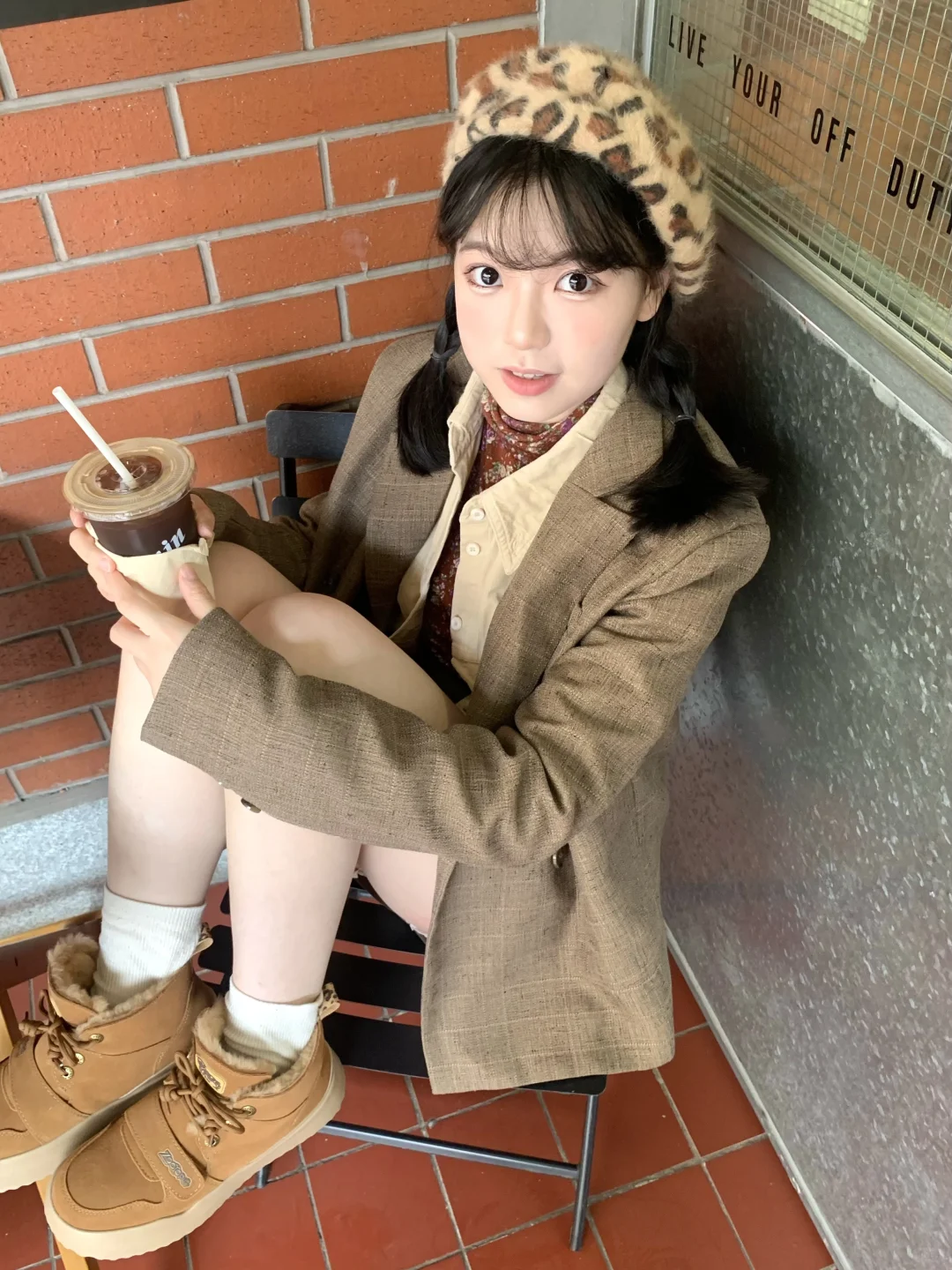 韩系🇰🇷秋冬🍁美拉德复古叠穿