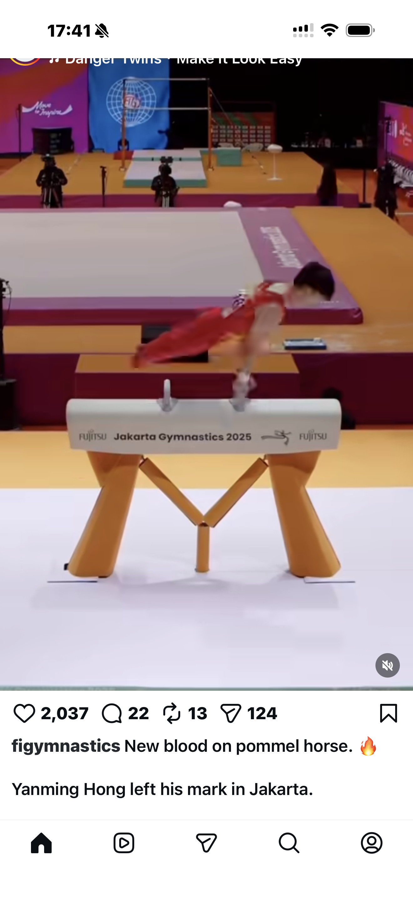 谁懂我刷ig，一大片韩剧中忽然刷出来一条体操，还是瓜男的奇怪感受。 