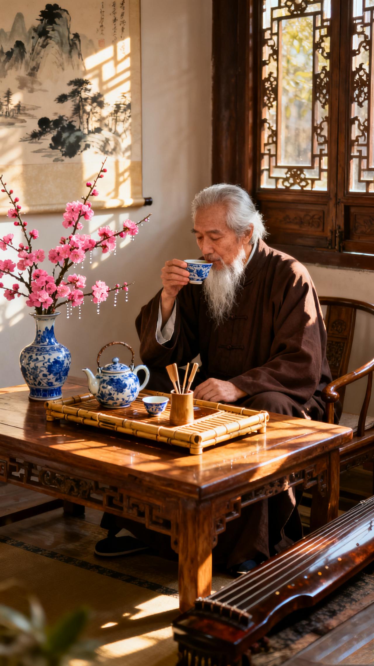 在认知功能测试中，饮茶老人表现突出，大脑记忆区和决策区结构更完整，认知衰退速度明