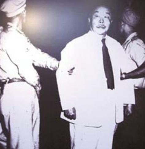 1950年6月18日，国民党上将陈仪被执行枪决，行刑前，蒋鼎文让士兵端来酒食，陈