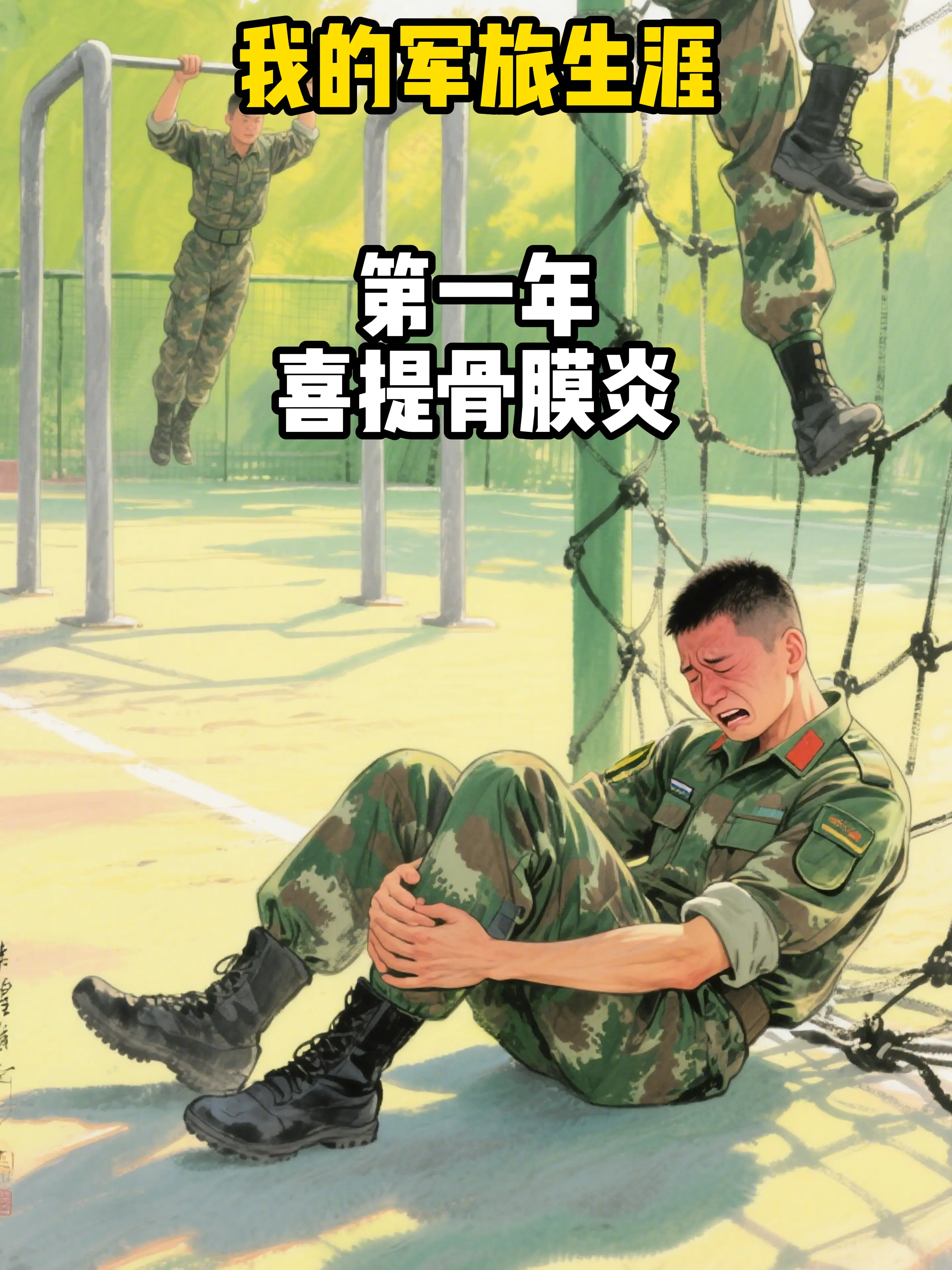 我难忘的军旅生涯。