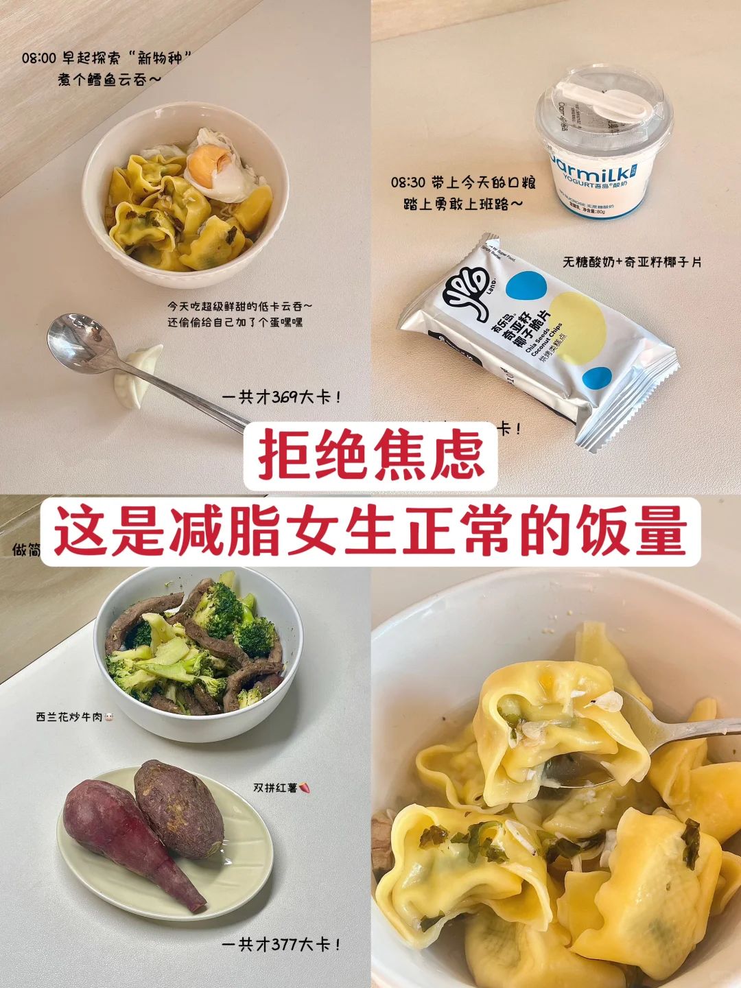 168/108 不节食&不运动减肥一天吃多少？