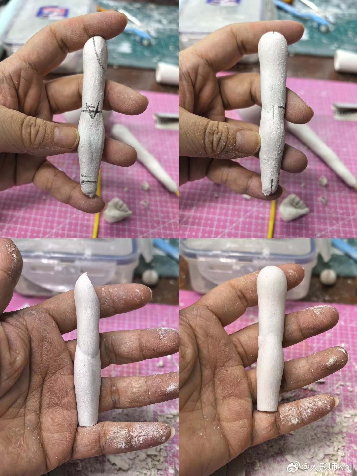 自制bjd  今日上课修改。 kreuz自制人形教室