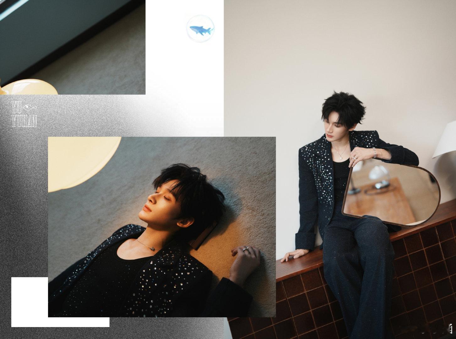 余宇涵闪钻西装造型 余宇涵视界大会出图，闪钻西装造型矜贵帅气，这是谁家的小少爷呀