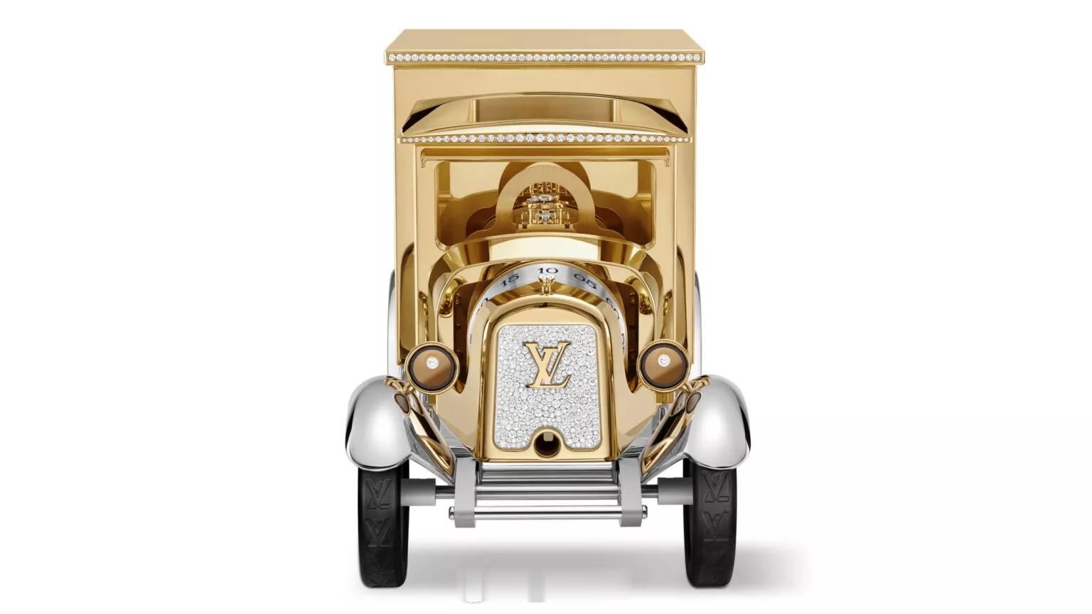 LV Camionnette复古货车造型桌钟 以1920年代路易威登配送货车为设