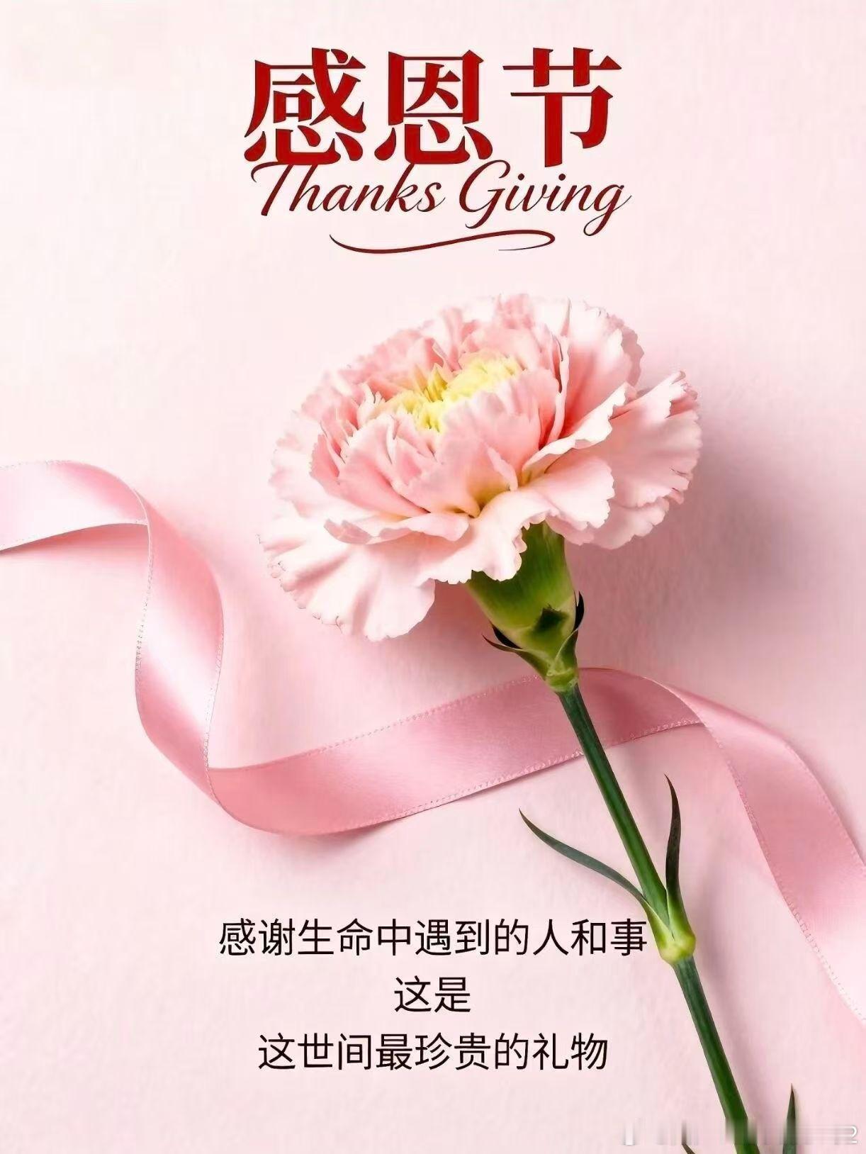 今天是感恩节，这不是我们的传统节日，但却是人类生生不息值得永恒记忆的节日！当岁月