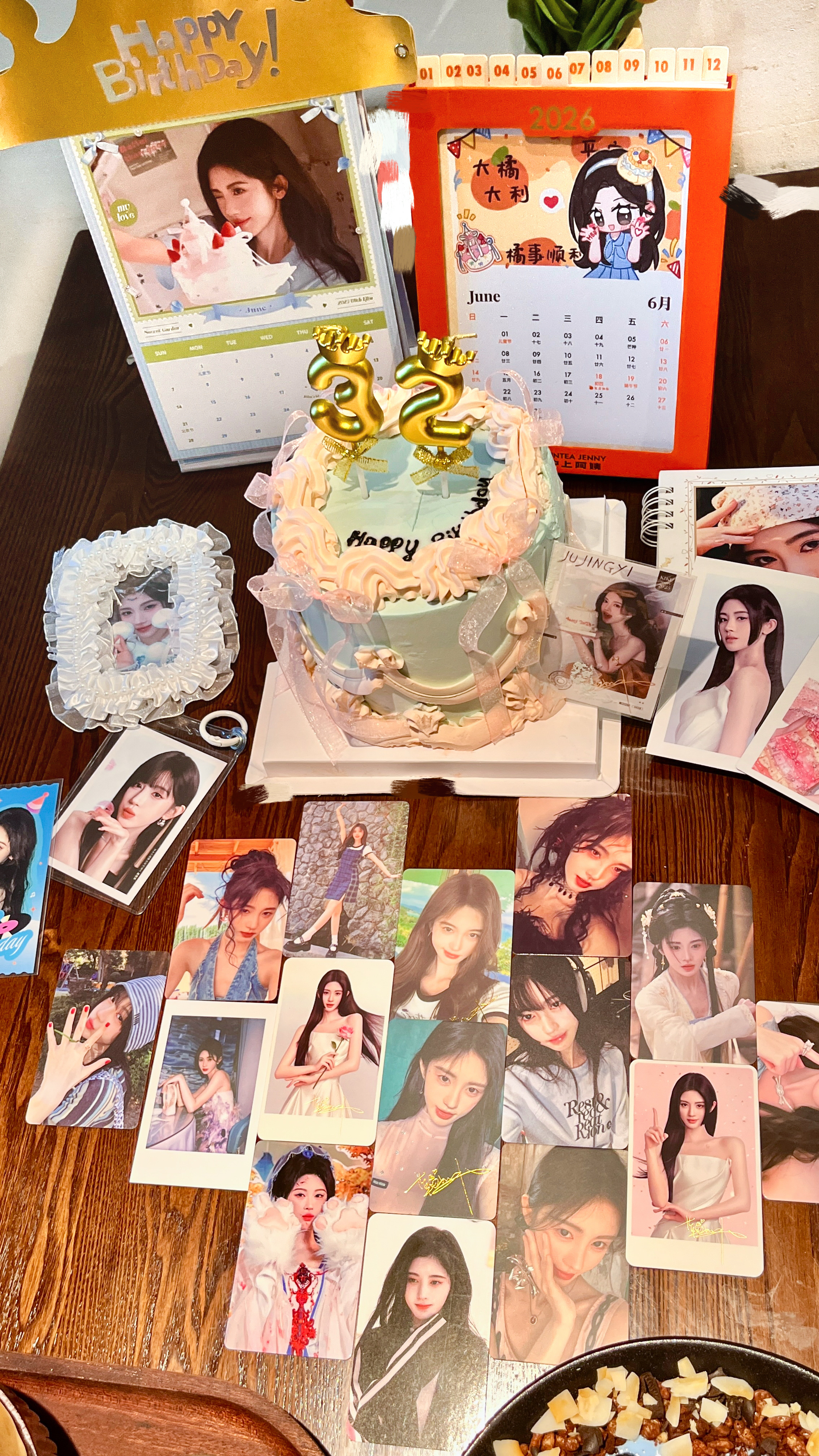 你我并肩走过的第六年 32岁 如约而至 生日快乐🎂！