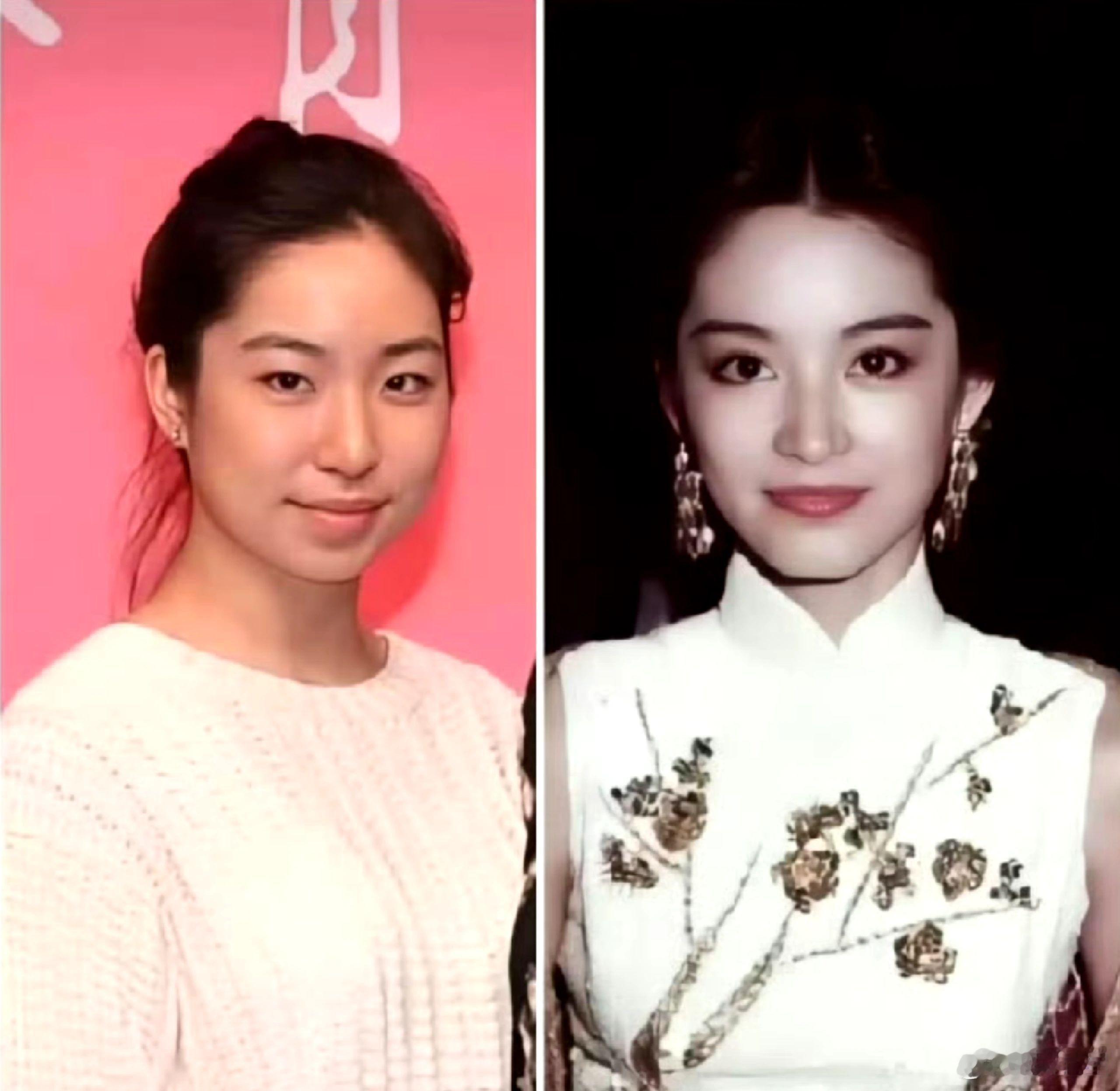 林青霞女儿长得像舅舅啊，很像林青霞哥哥！其实看林的家族，她也属于中彩票，只有她风