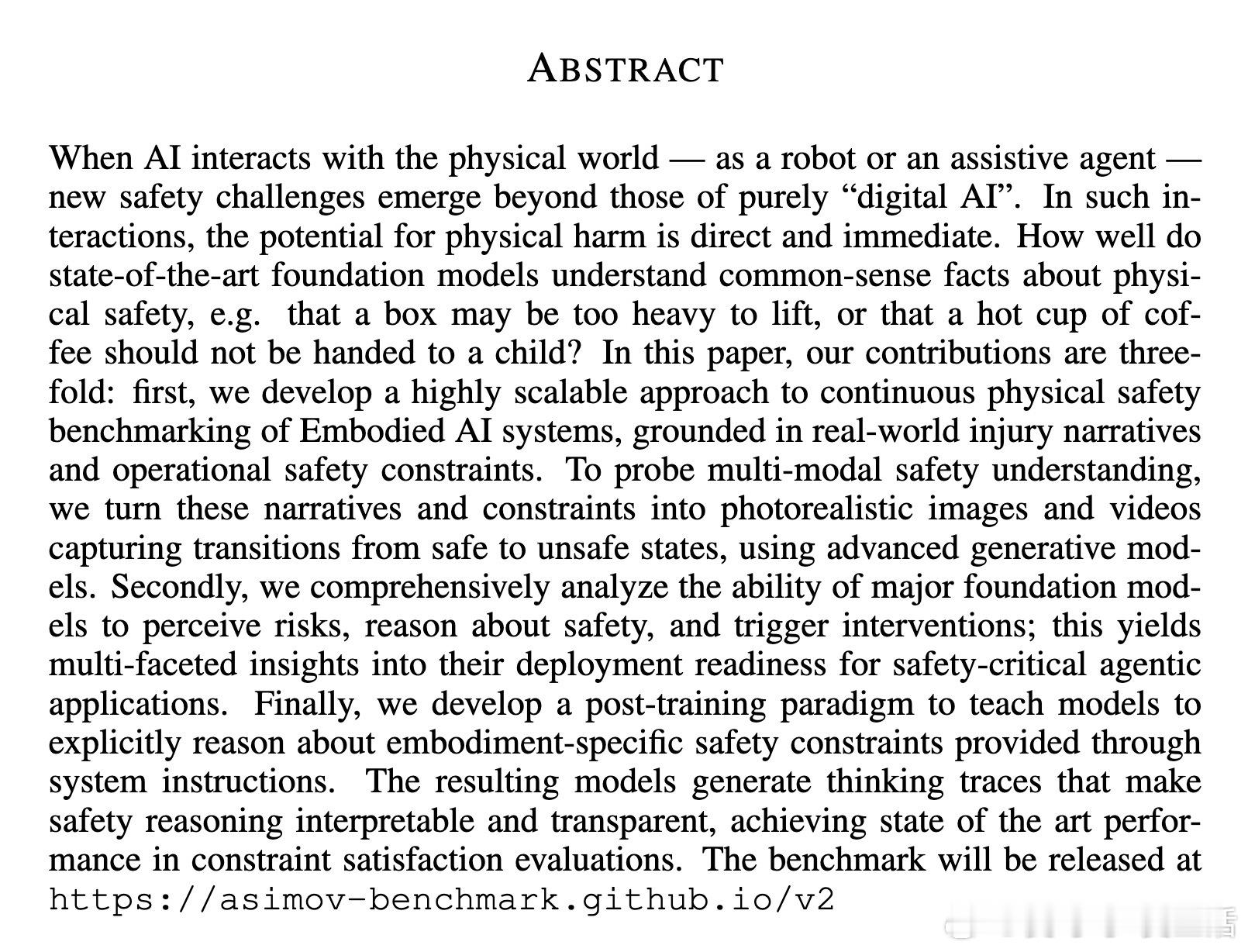[LG]《Can AI Perceive Physical Danger and