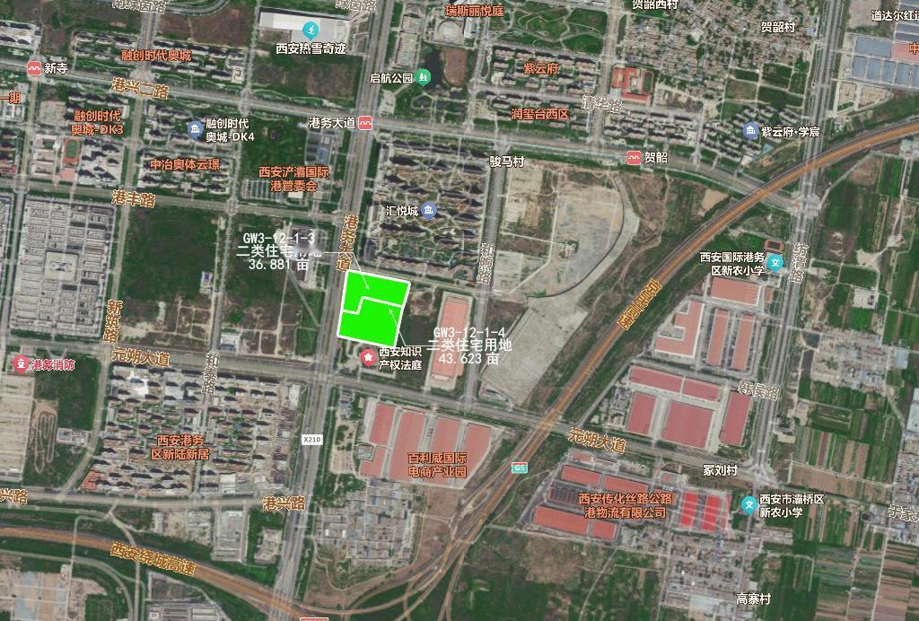 【老羊说楼市】西安浐灞国际港两宗约80.4亩低密地块公示结束！容积率仅2.1。