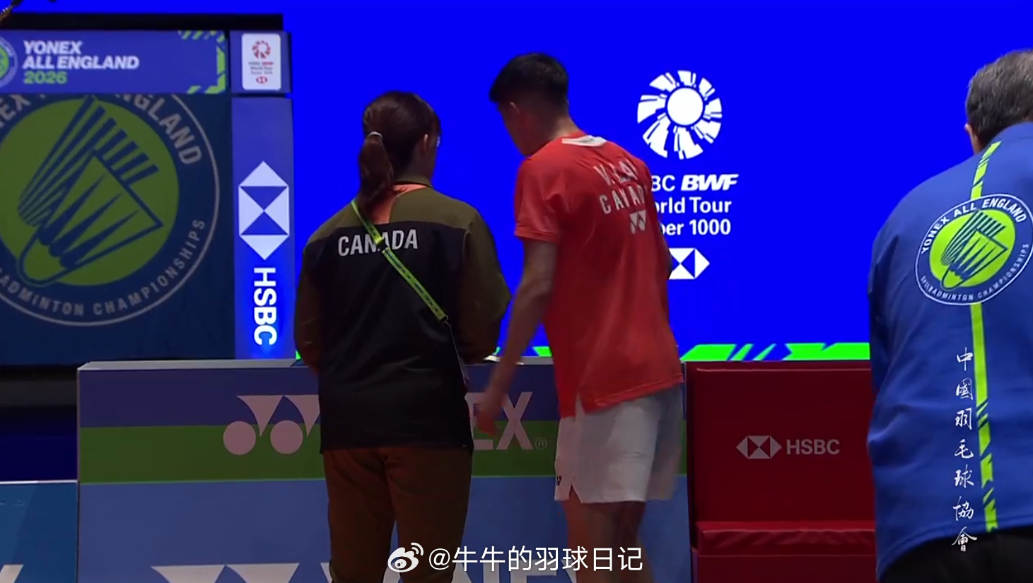 男单 1/4赛 渡边航贵 21-18 17-21 赖浩俊决胜局2026全英羽毛球