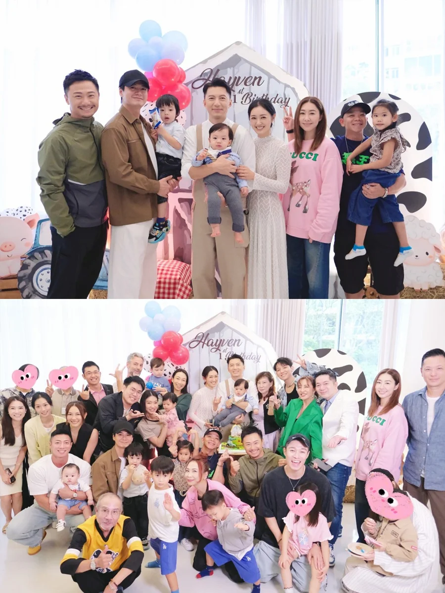 袁伟豪张宝儿为儿子大搞一岁生日会，众星出席 	 43岁袁伟豪与小10年...