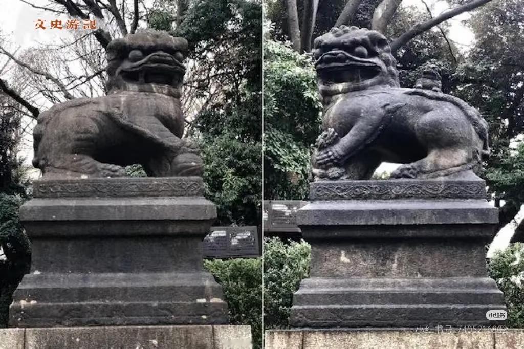 日本靖国神社正门前那对清代石狮，确系甲午战争期间日军从中国辽宁海城掳走的文物，一