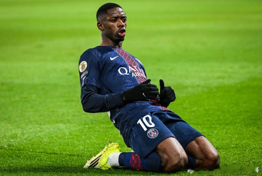 法甲第22轮比赛，巴黎圣日耳曼在客场挑战雷恩。本场比赛，登贝莱为客队取得进球，但