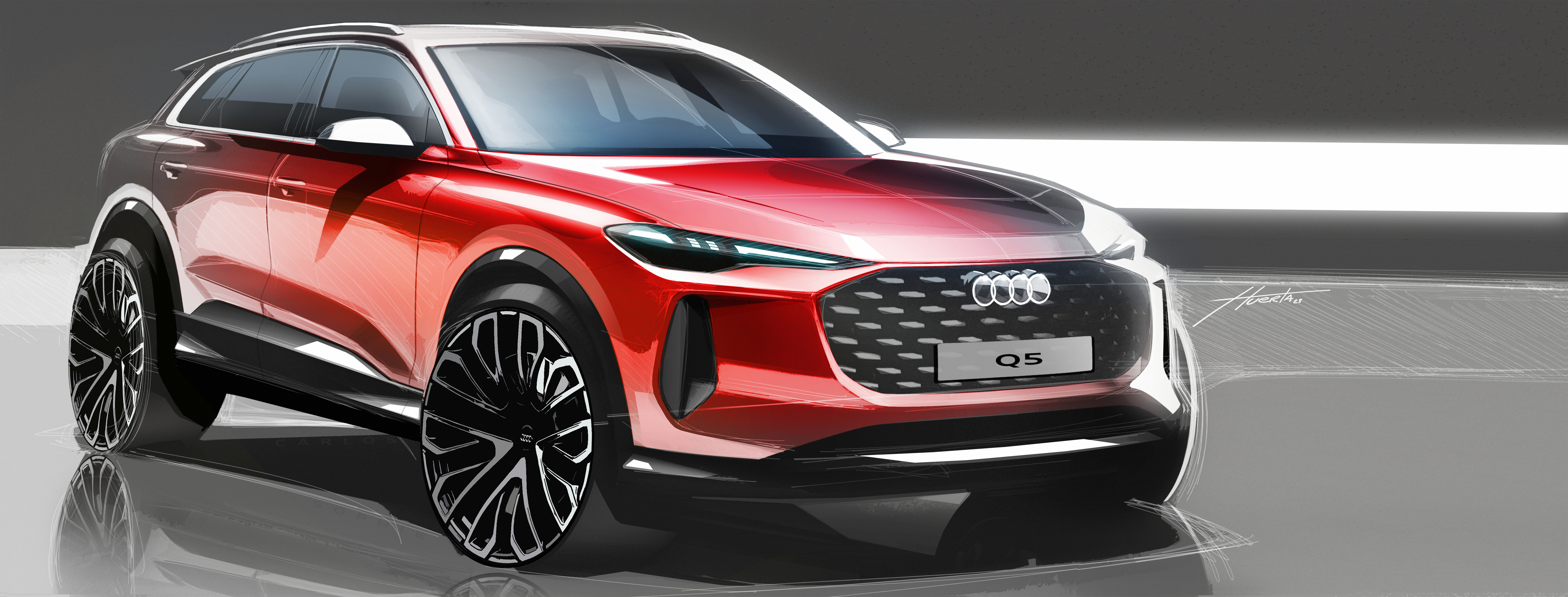 全新奥迪Q5设计图#奥迪##奥迪q5##汽车# 分辨率：5000 ​​​