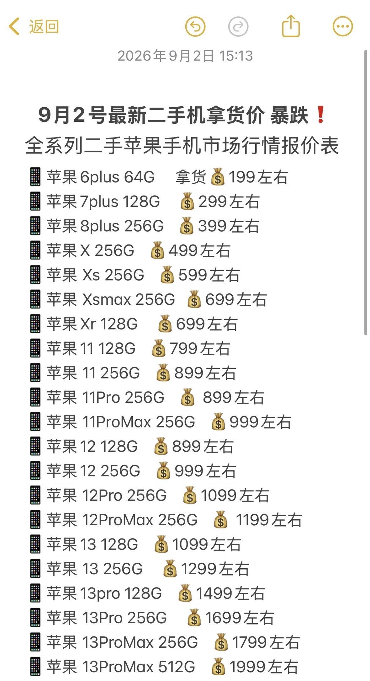 9月初iPhone全系列价位攻略参考 入手必看❗