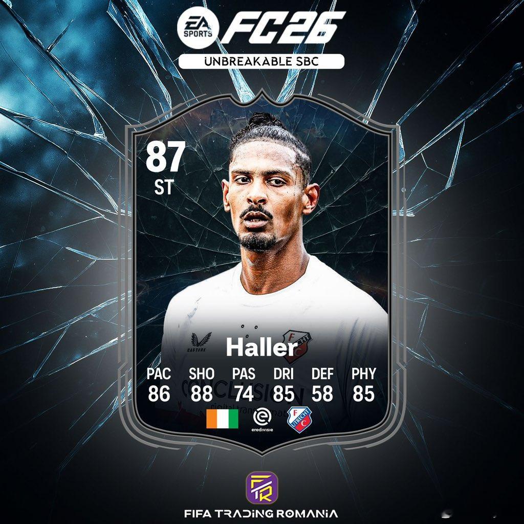 Unbreakable阿莱的SBC确认。FC26