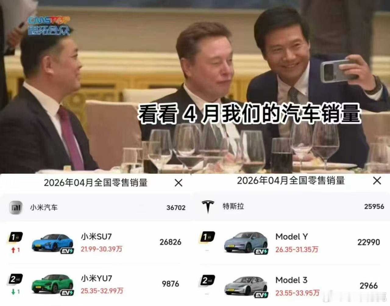 哈哈哈哈，论玩梗还是网友会玩。SU7卖得确实好，不过SUV的话，还可以看看马上要