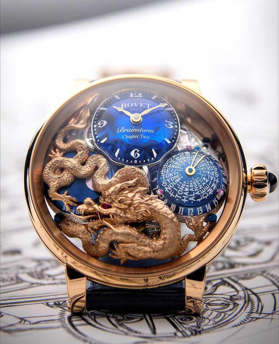 2026LVMH钟表周珠宝与时计之美BovetRécital26金龙腕表， 专为