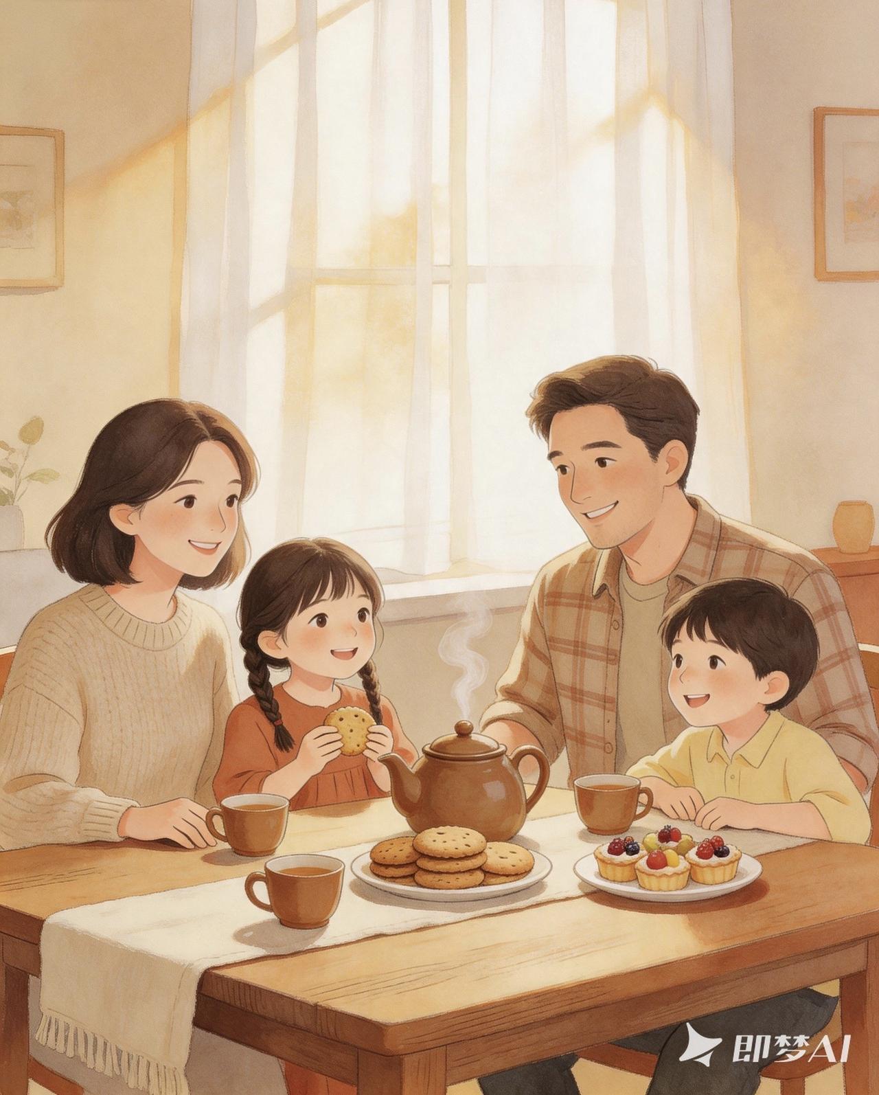 请用一句话概括一下，什么是幸福家人无恙，知己常在，日子清闲自在。