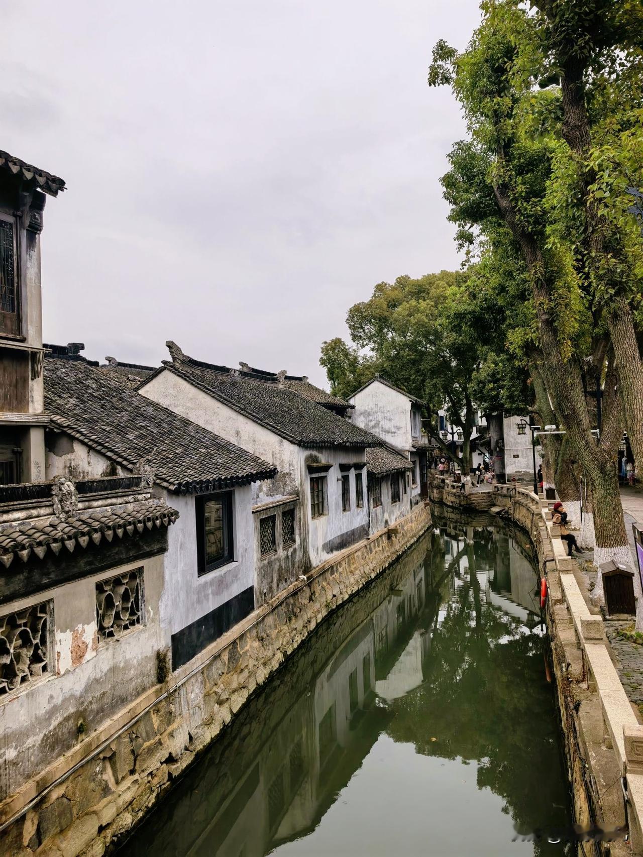 天空蓝得干净又透亮
远处的山影朦胧
近处的草木温柔
风吹过，带着草木的清香
连呼