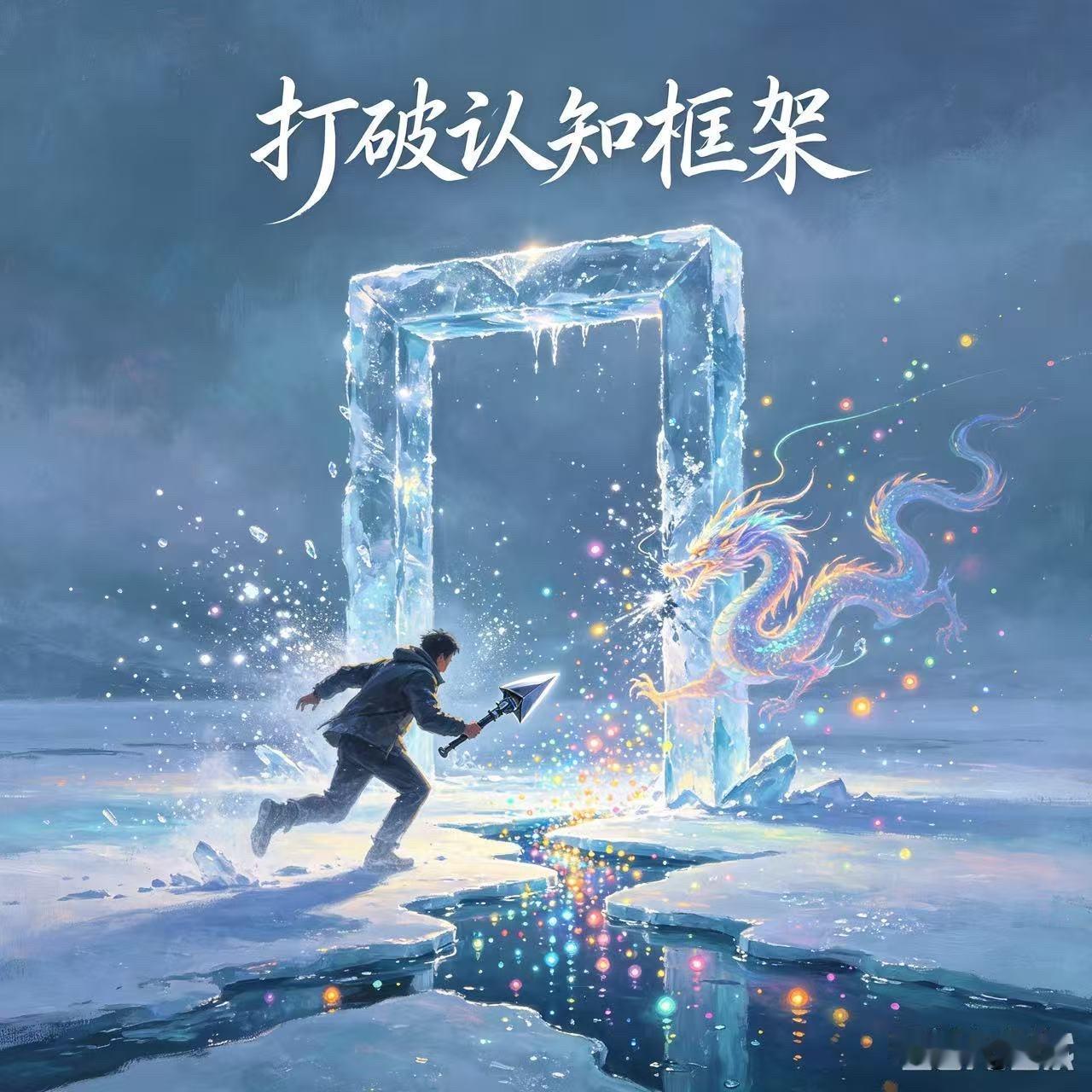 《门外之光》
          原创 | 東汐

认知框架似一道冰门
隐约透着