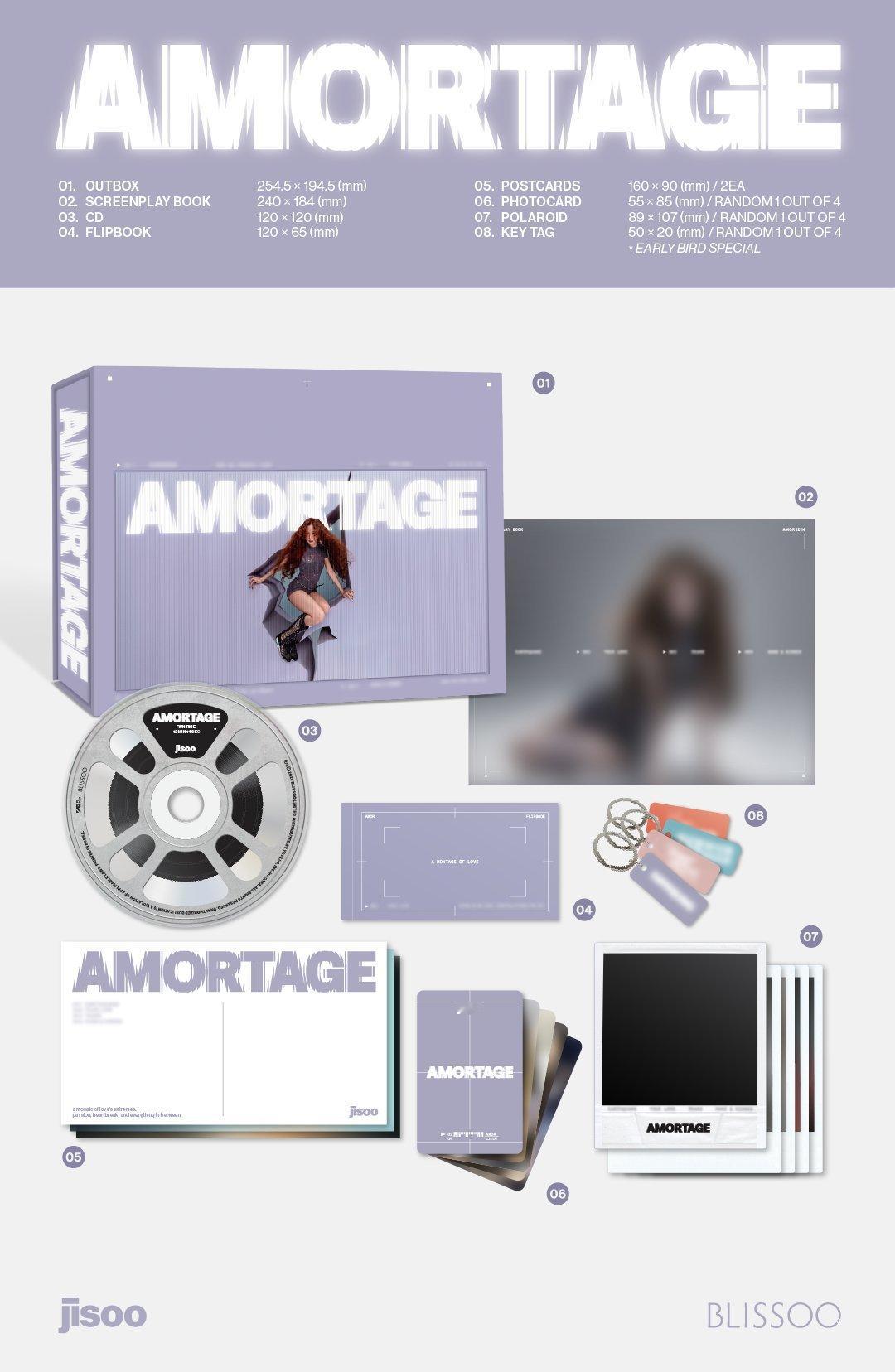 金智秀迷你专辑《AMORTAGE》专辑配置2025.02.14 12AM EST