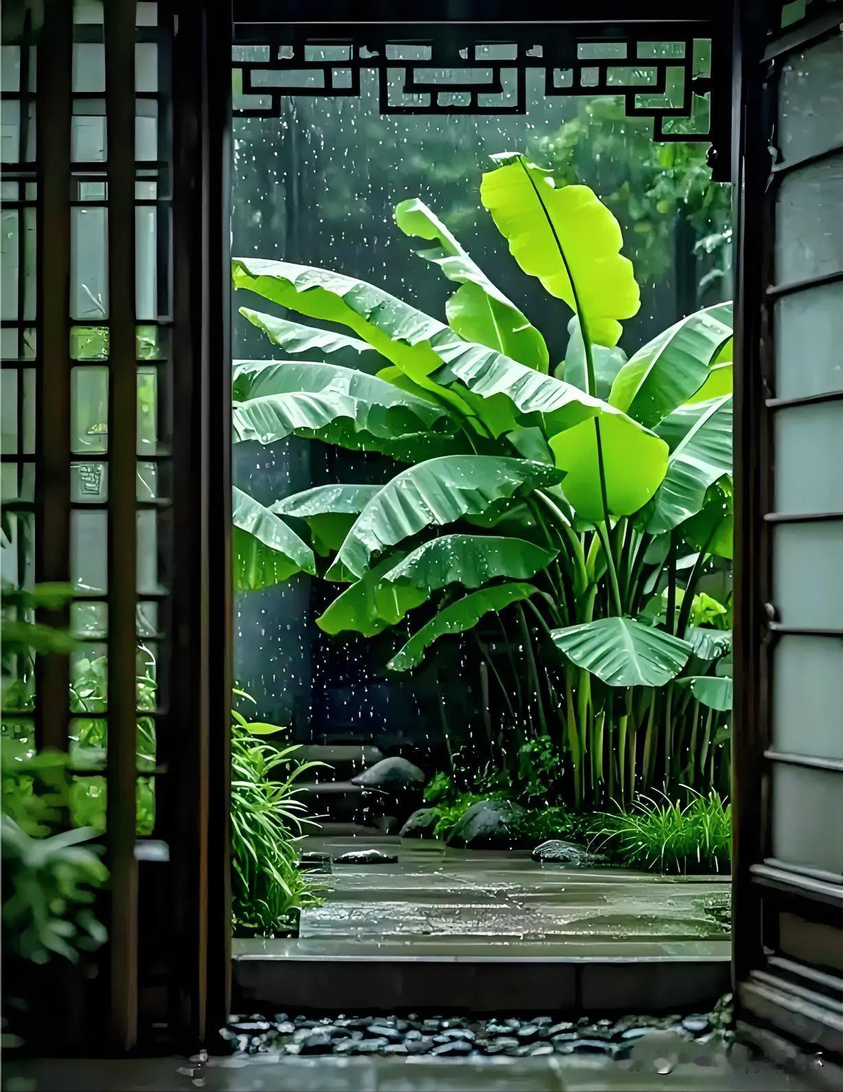 下联：雨打三更帘外声
上联：有请雅士[玫瑰][玫瑰][玫瑰]