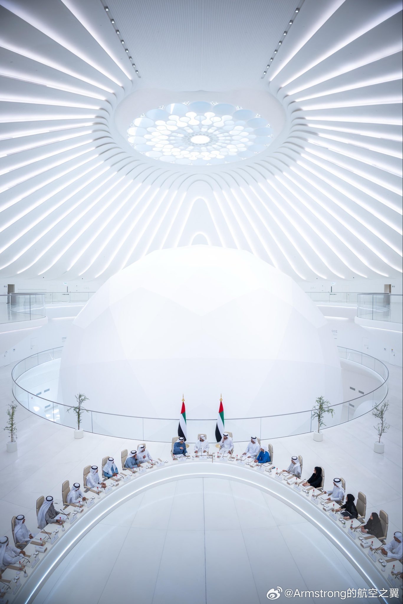 阿联酋内阁（行政部门）于3月29日在迪拜世博城的阿联酋国家馆（UAE Pavil