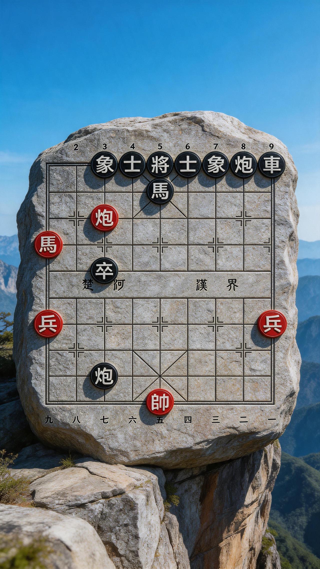 我已矗立于此百年，等待有缘之人。象棋残局 象棋高手
