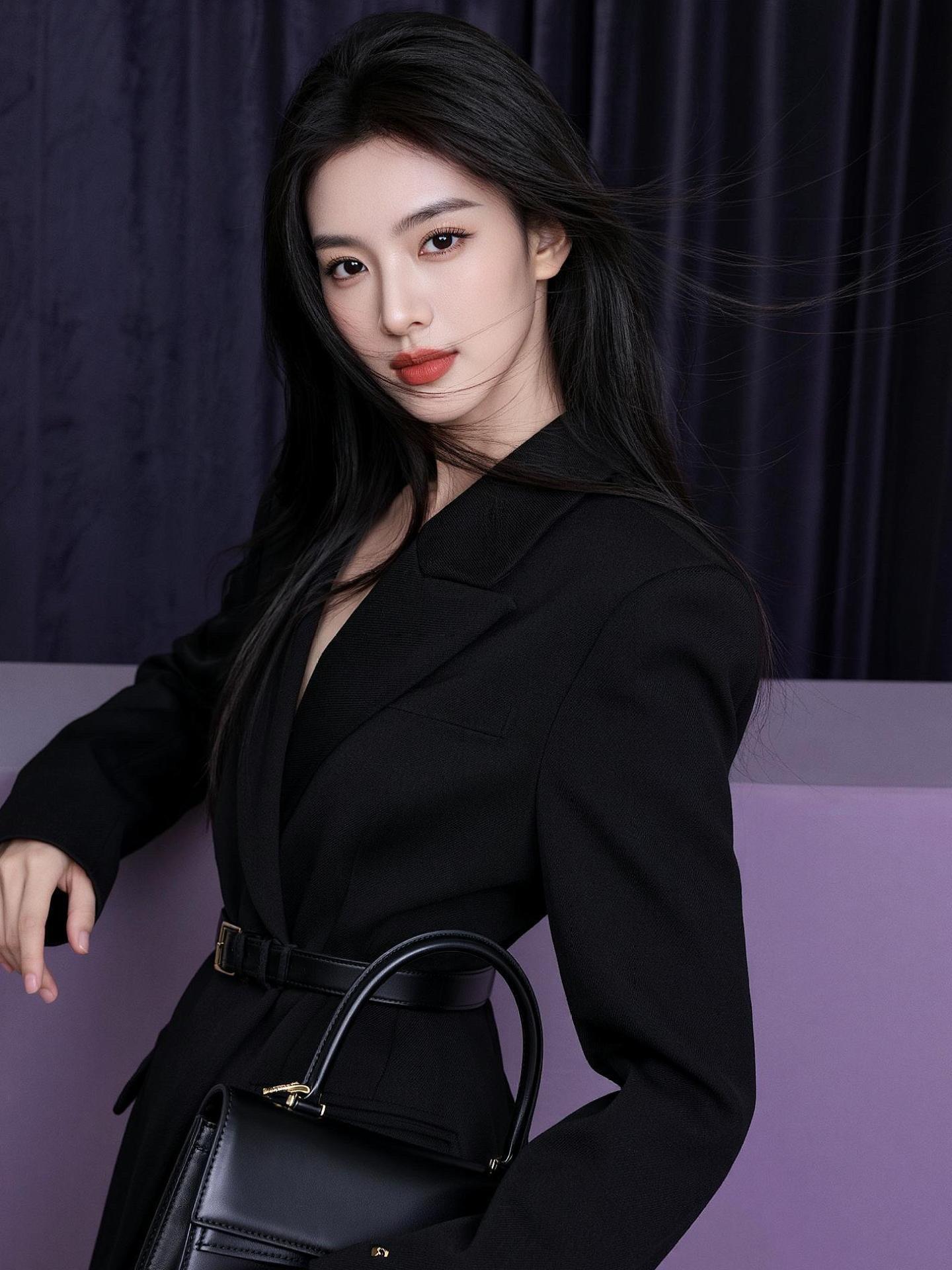 AI暗黑风肖像   个人写真照 气场全开女王范