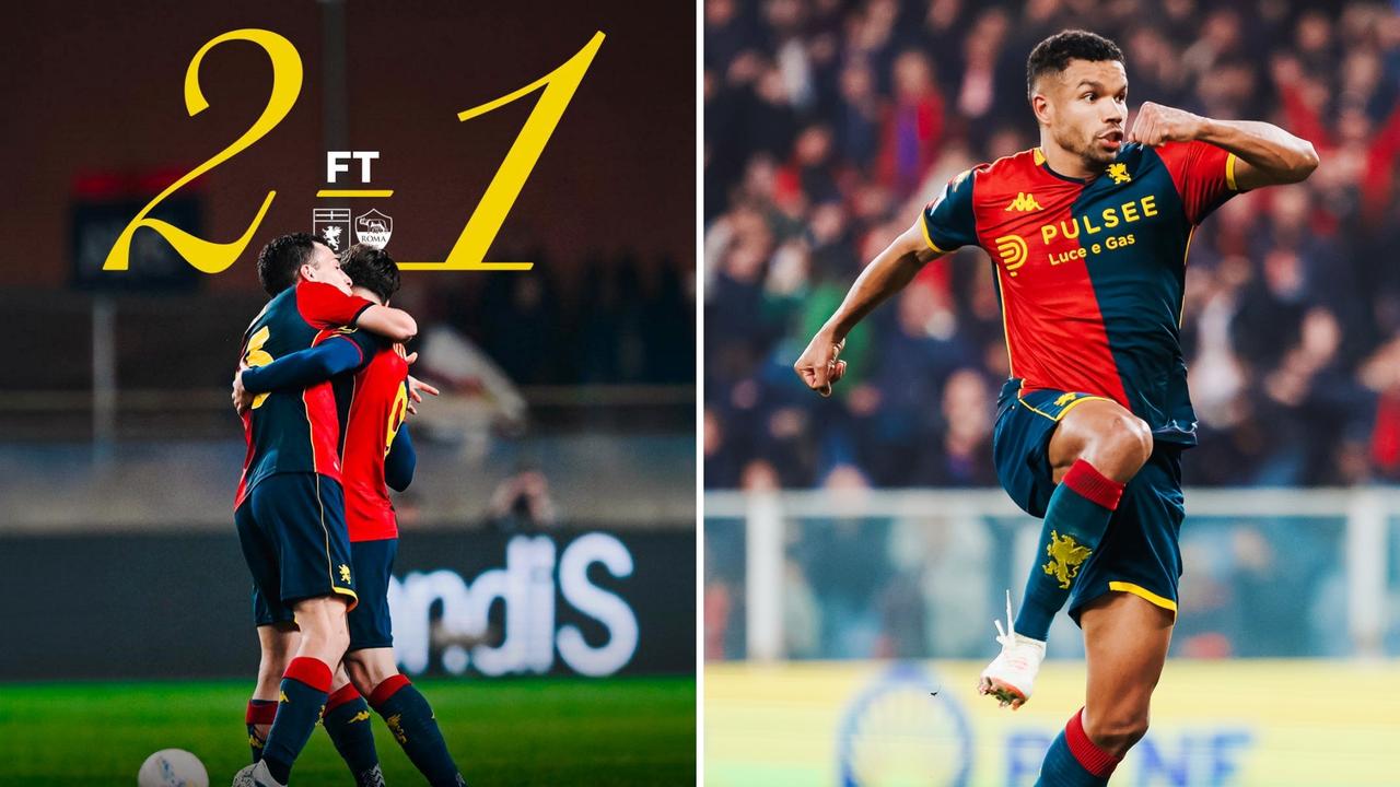 意甲：罗马客场1-2负于热那亚，4轮不败遭终结。
梅西亚斯点射，恩迪卡扳平，维克