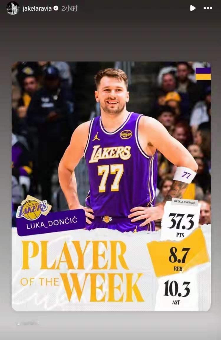 洛杉矶湖人东契奇-我的评分：鹈鹕vs湖人今日NBA官方宣布，湖人球星东契奇获得西