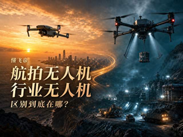 航拍无人机和行业无人机有什么区别？买之前先分清用途