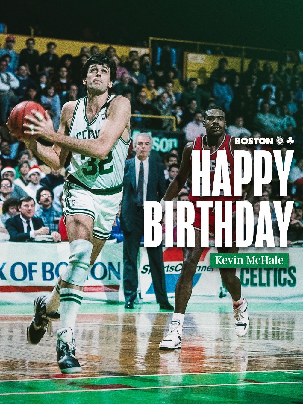 凯尔特人国度 Happy Birthday To Kevin McHale 🎉