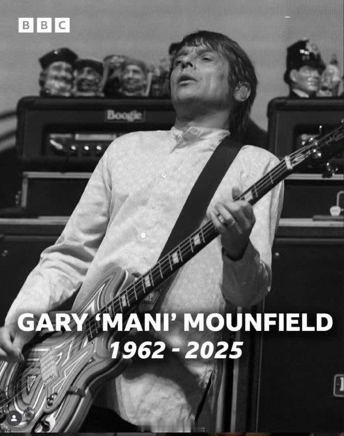 据相关媒体报道，石玫瑰乐队The Stone Roses 贝斯手 Gary 