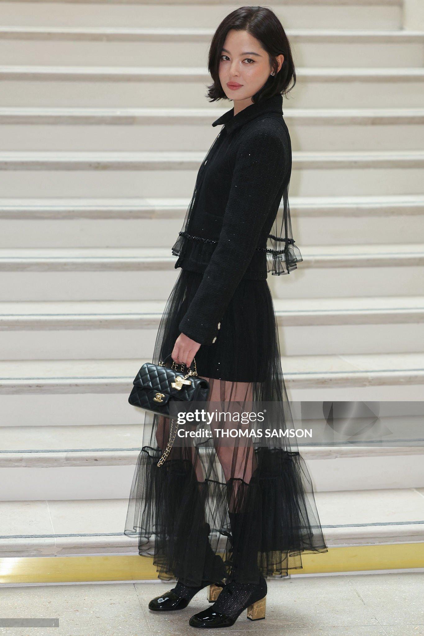 辛芷蕾｜CHANEL 2025 秋冬高级定制服系列发布会一张 Getty Ima