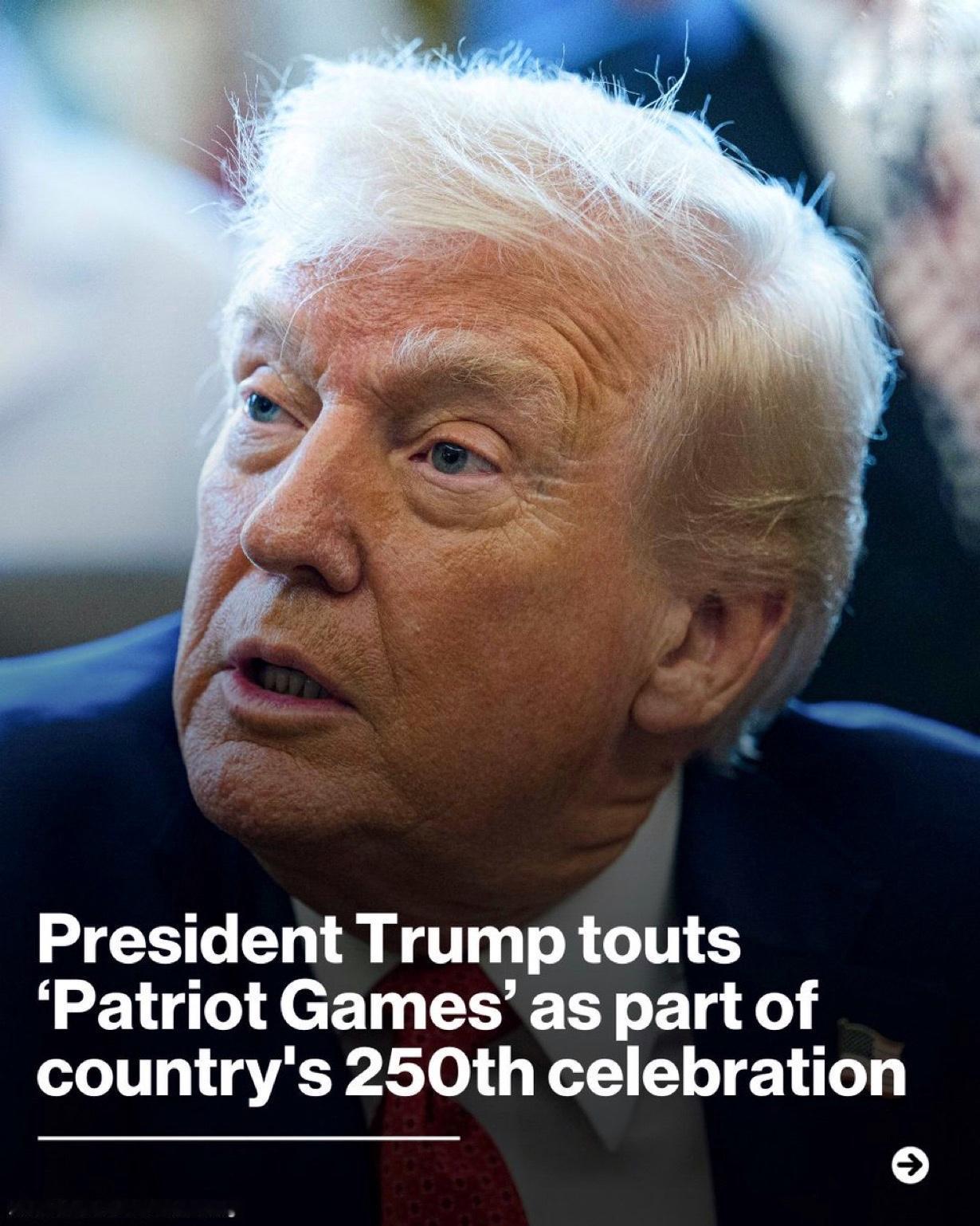 唐纳德·特朗普周四概述了白宫计划在明年举行的庆祝活动，以纪念美国成立250周年，