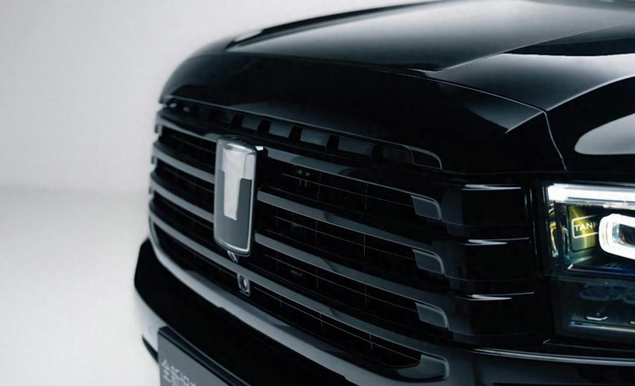 全新坦克500黑武士来了，朋友们觉得这个颜色好看嘛？
采用定制全黑套件：
黑色灯