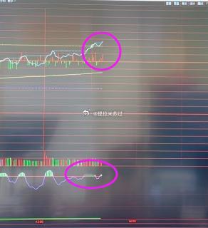 今天的高点，分时顶背离，这里会修正下。14点30分左右会在打一次分时底背离。 