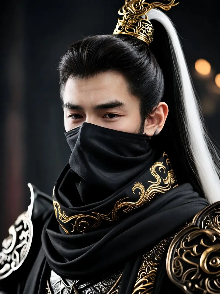 AI国风魔神写真 ai创作