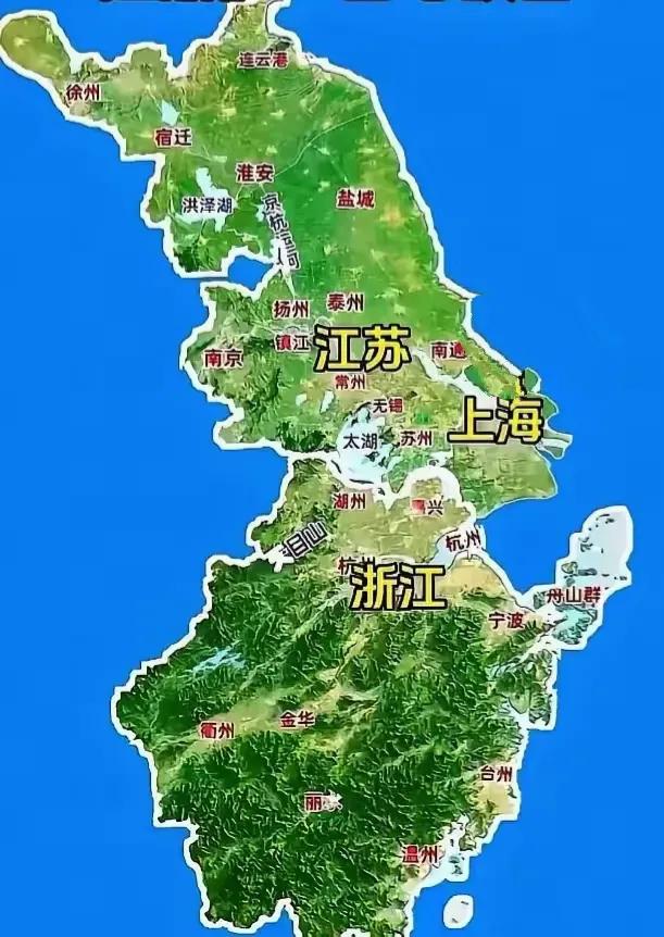 假如全国是一个班，那江浙沪就是成绩排名前几的尖子生，但江苏上海跟浙江不同，前者属